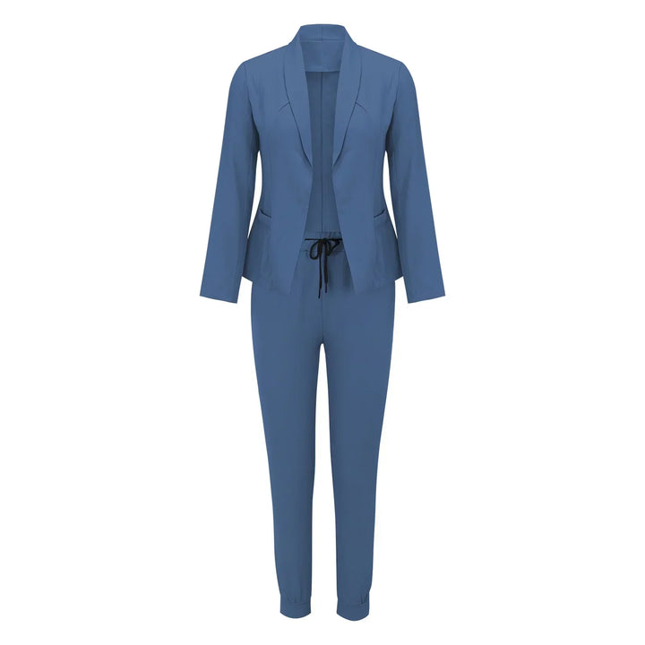 Casual Tweedelige Set met Strikceintuur – Liora