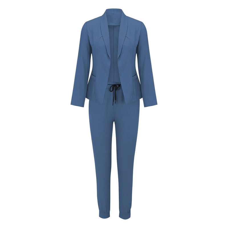 Casual Tweedelige Set met Strikceintuur – Liora