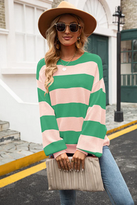 Trendy Gestreepte Dames Trui - Sohpie