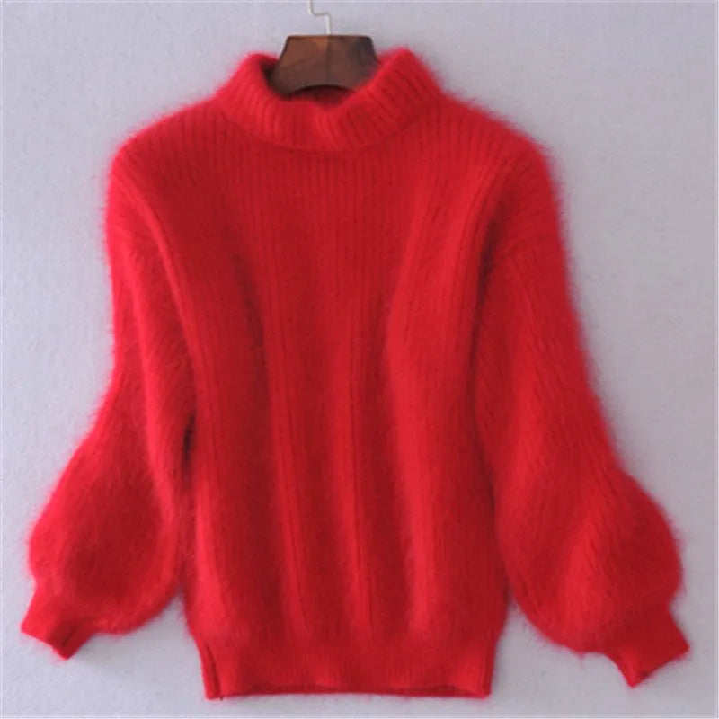 Casual Angora Gebreide Damestrui - Livia