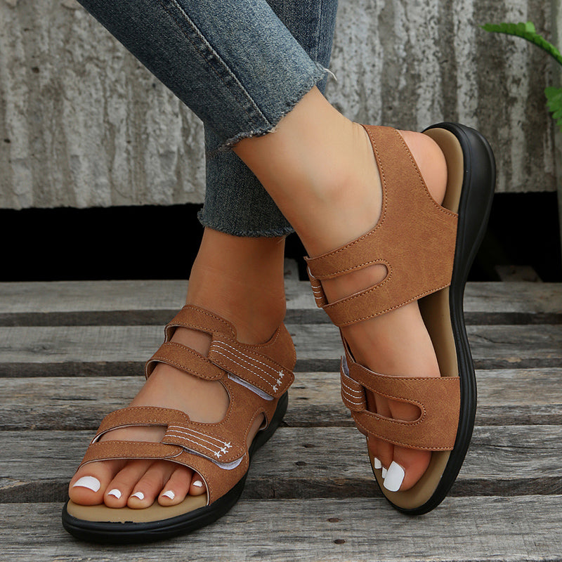 Casual Dames Sandalen met Klittenbandsluiting – Nina