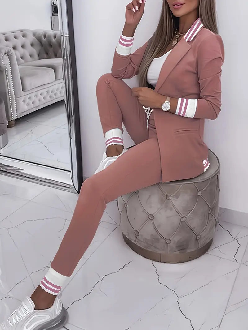 Casual Streetwear Gestreepte Set - Sophie