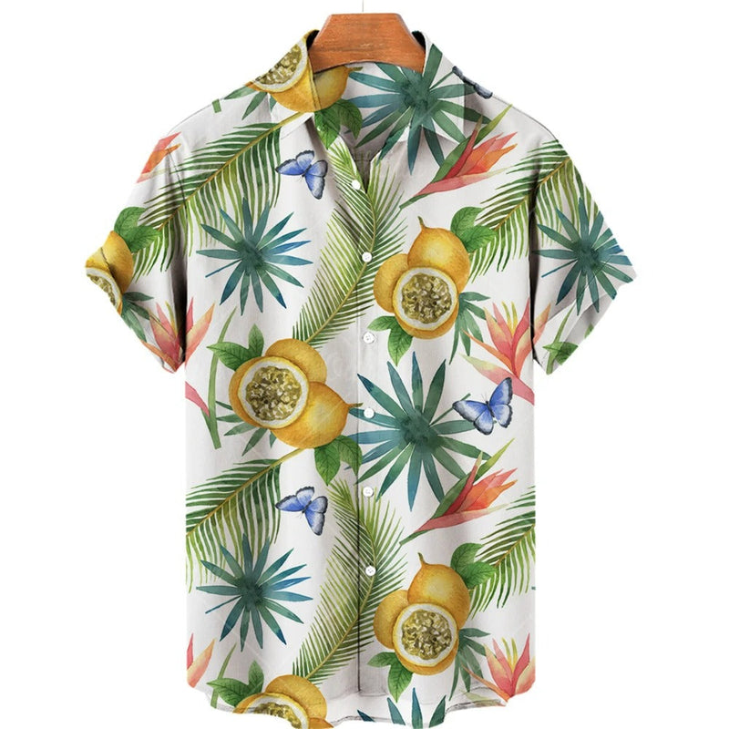 Tropisch Hawaii Overhemd met Korte Mouwen – Mateo