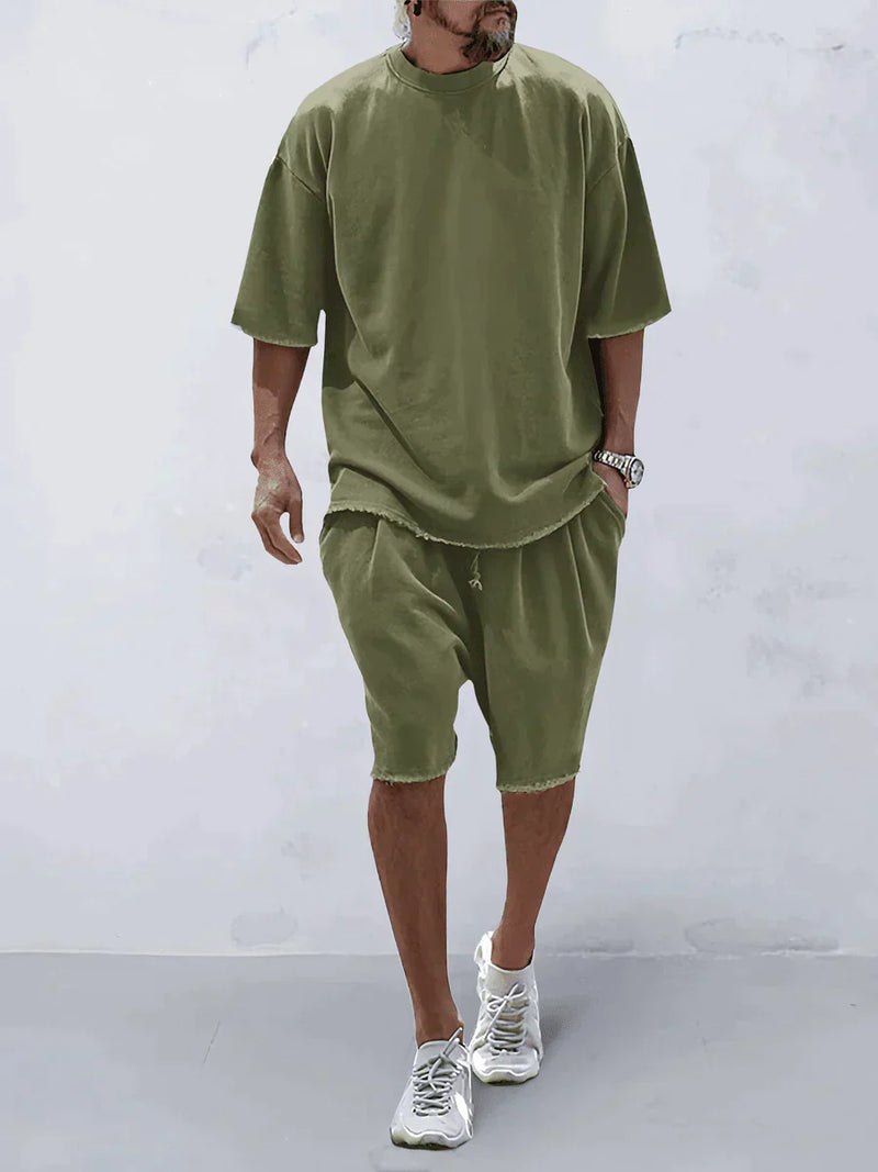 Luxe heren sportset in Loose-Fit-stijl – Cassian