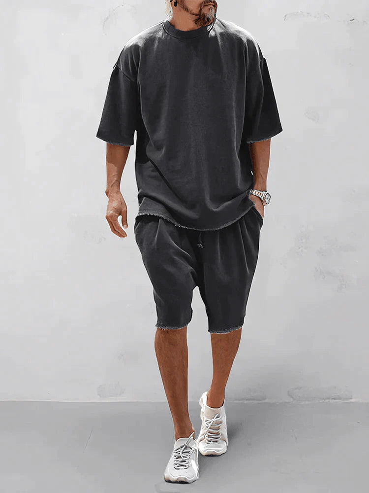 Luxe heren sportset in Loose-Fit-stijl – Cassian