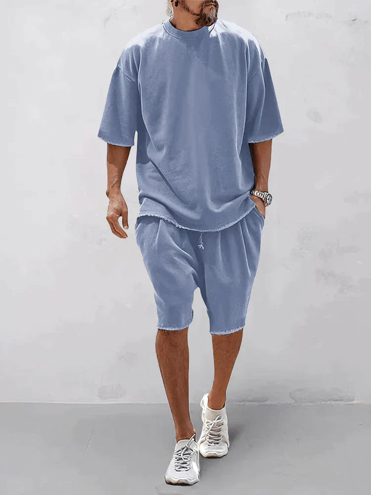 Luxe heren sportset in Loose-Fit-stijl – Cassian