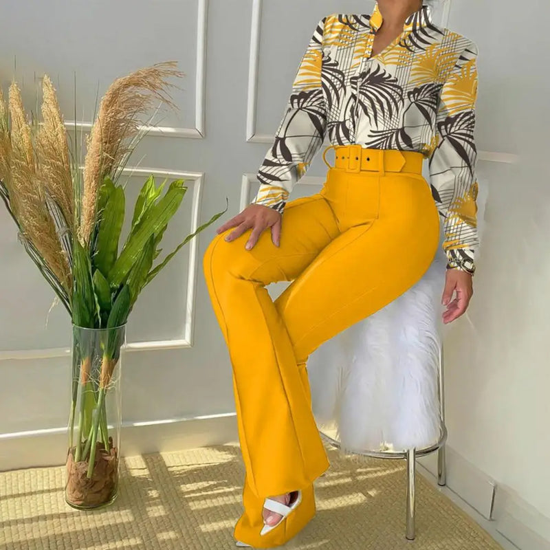 Tweedelige Set met Broek en Blouse - Livia