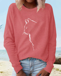 Sweatshirt met Kattenprint - Paws