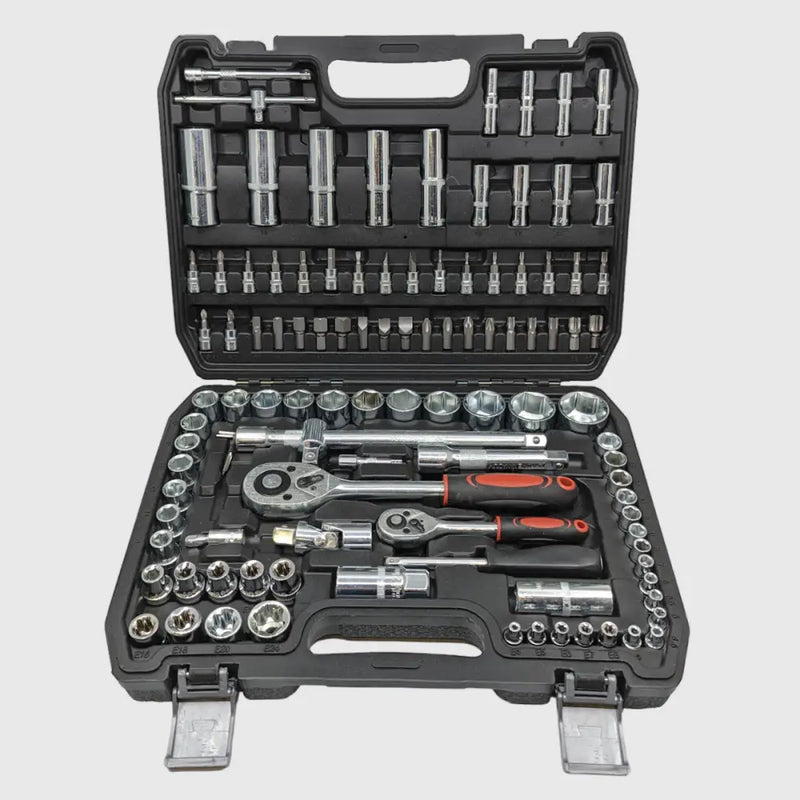 108-delige Dopsleutelset van Chroom-Vanadium – TorqueMaster