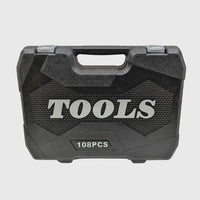 108-delige Dopsleutelset van Chroom-Vanadium – TorqueMaster
