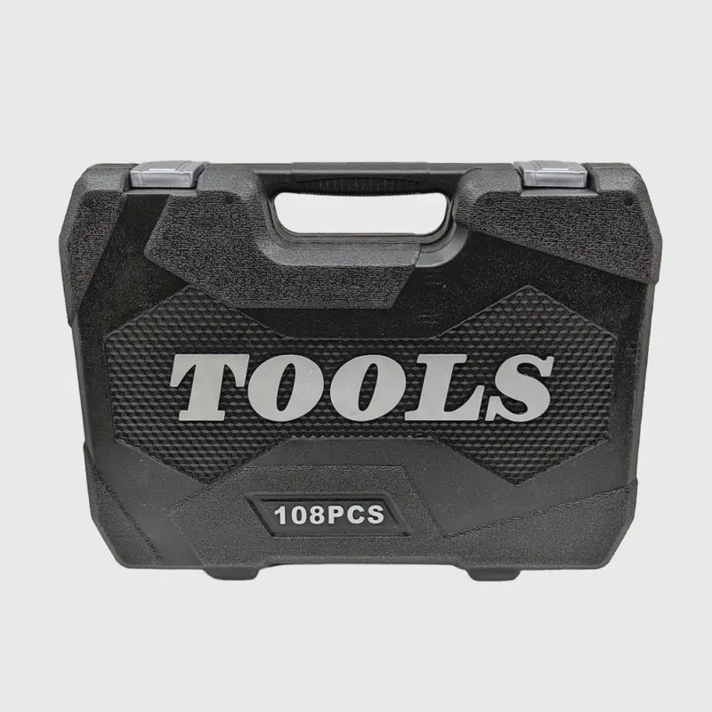 108-delige Dopsleutelset van Chroom-Vanadium – TorqueMaster