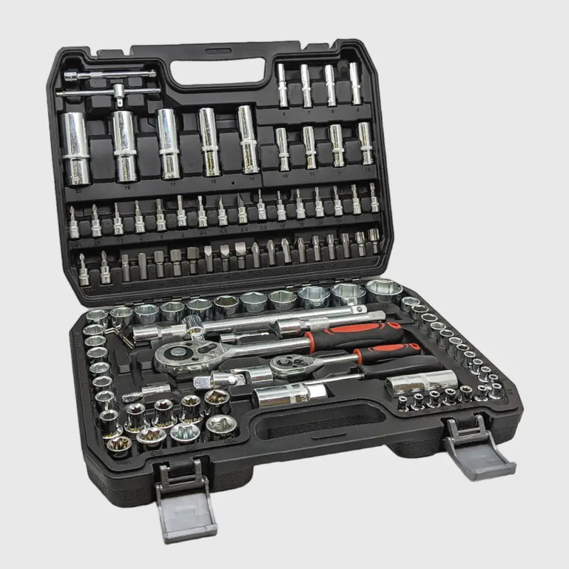 108-delige Dopsleutelset van Chroom-Vanadium – TorqueMaster