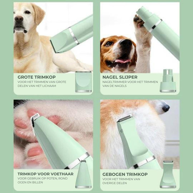 4-in-1 Huisdieren Trimmer - TrimMaster Pro
