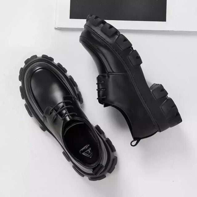 Stijlvolle Derbyschoenen met Dikke Zool - Ethan