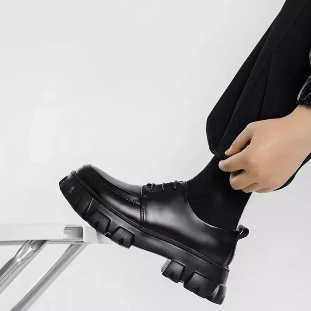 Stijlvolle Derbyschoenen met Dikke Zool - Ethan