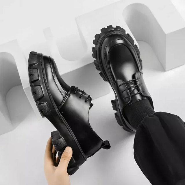 Stijlvolle Derbyschoenen met Dikke Zool - Ethan