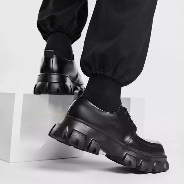 Stijlvolle Derbyschoenen met Dikke Zool - Ethan