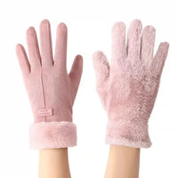 Warme Suède Dames Handschoenen - VelvTouch