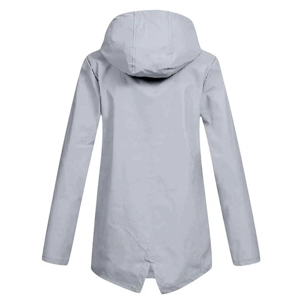 Trendy Dames Regenjas met Capuchon - Liora