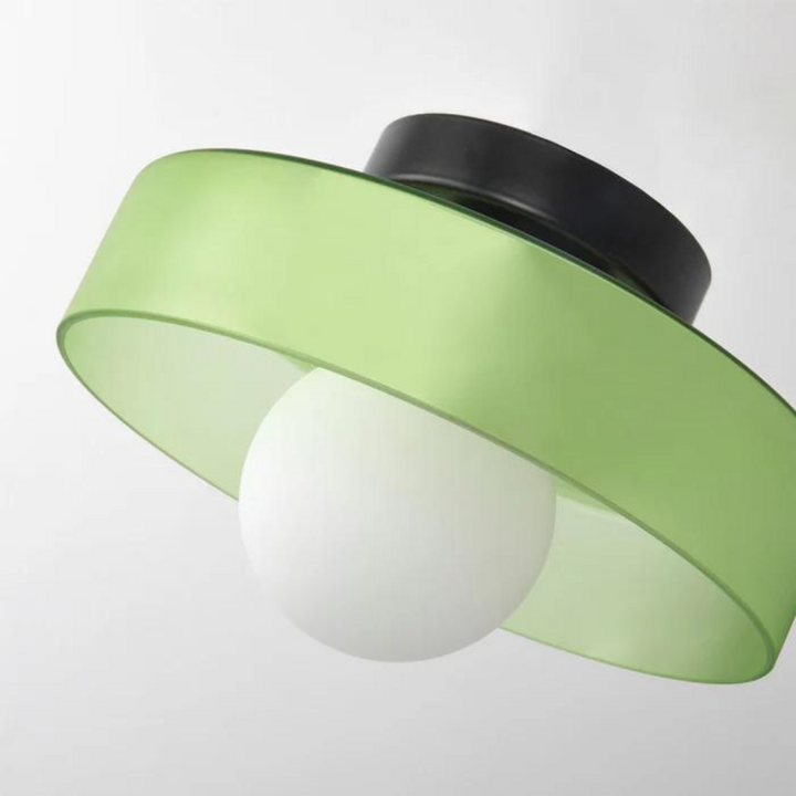 Ronde Plafondlamp met Stijlvolle Functionaliteit - LumiSphere