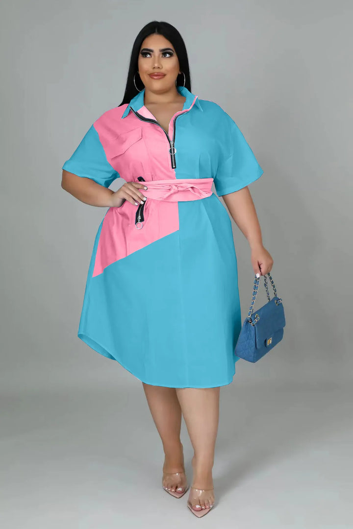 Vardi Dante™ Lalaine Plus-Size Jurk | Vrolijk & Trendy