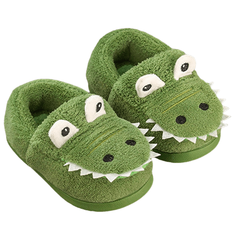 Dino Knuffelpantoffels – Zachte en Warme Sloffen voor Peuters