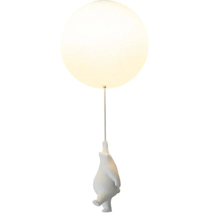 Dziecięca lampa sufitowa z misiem i balonem - CloudBear
