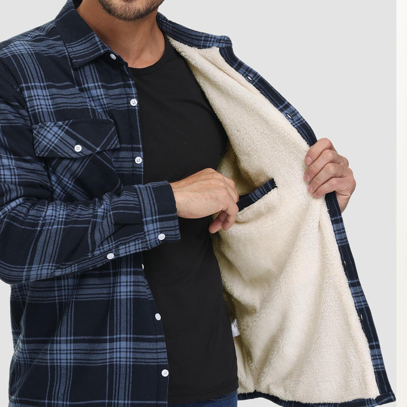 Comfortabel Fleece Overhemd - Ruben