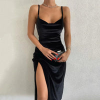 Vardi Dante™ Nora Maxi-Jurk | Fluweel & Stijlvol
