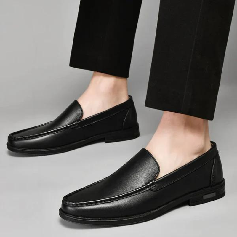 Italiaanse loafers van echt leer - Emilio