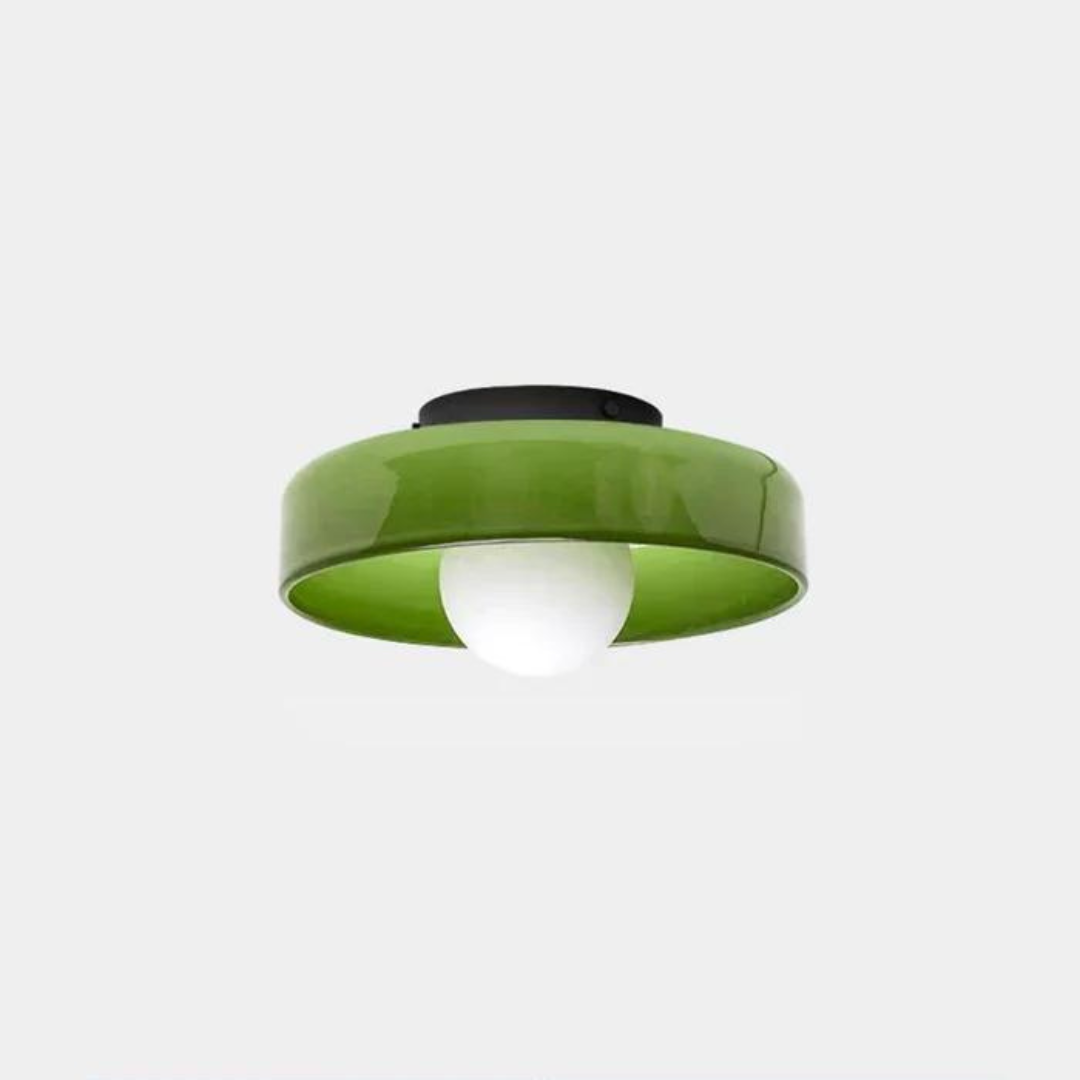 Ronde Plafondlamp met Stijlvolle Functionaliteit - LumiSphere
