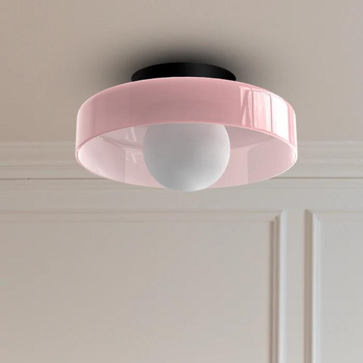 Ronde Plafondlamp met Stijlvolle Functionaliteit - LumiSphere