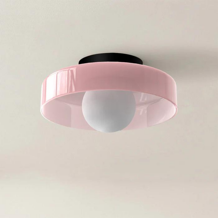 Ronde Plafondlamp met Stijlvolle Functionaliteit - LumiSphere