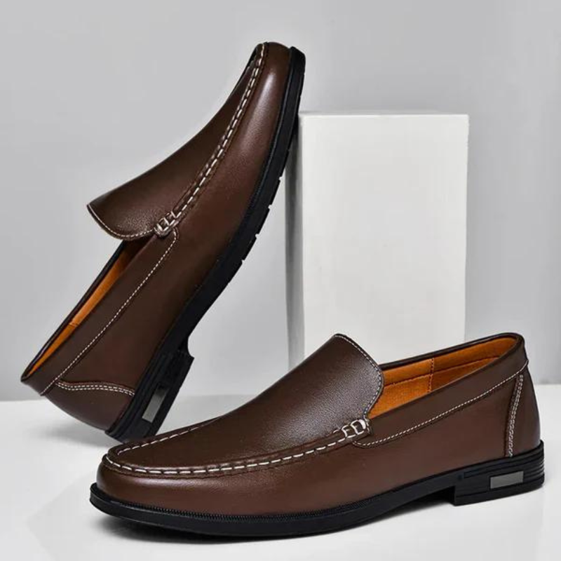 Italiaanse loafers van echt leer - Emilio