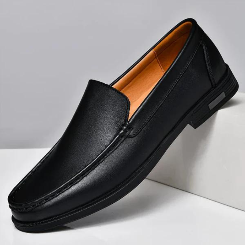 Italiaanse loafers van echt leer - Emilio