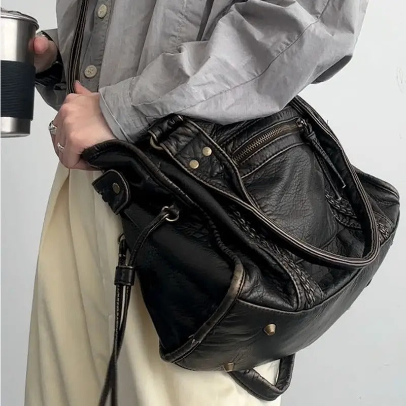 Vintage Leren Handtas - Marisol