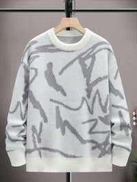 Heren Trui met Grafische Print - Arvid