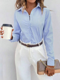 Klassiek Gestreepte Damesblouse - Larissa