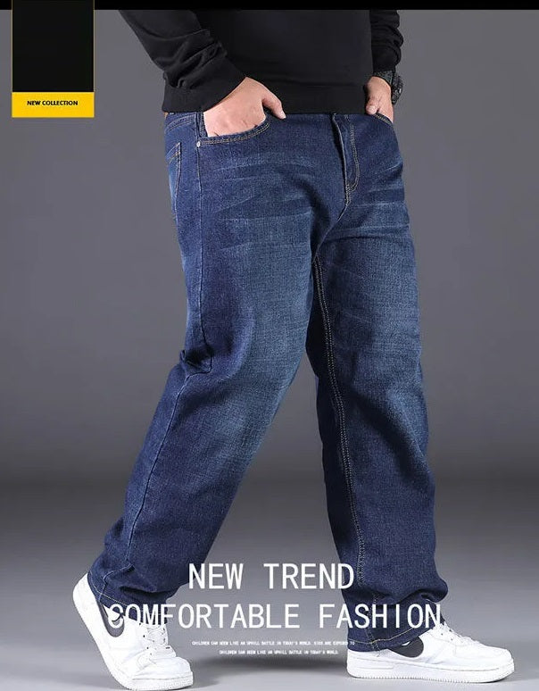 Vardi Dante™ jeansy kingsize | luźne spodnie dżinsowe