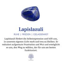 Tijgeroog en Lapis Lazuli Kruis Rozenkrans Halsketting voor Mannen - Orion