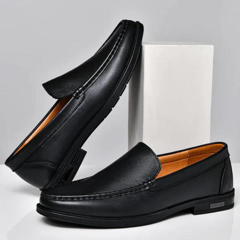 Italiaanse loafers van echt leer - Emilio