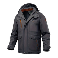 Heren Winterjas gevoerd met pluche & capuchon – Stellan