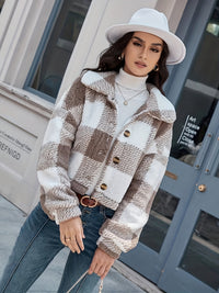 Geruite Teddyjas met Knoopsluiting - Clara