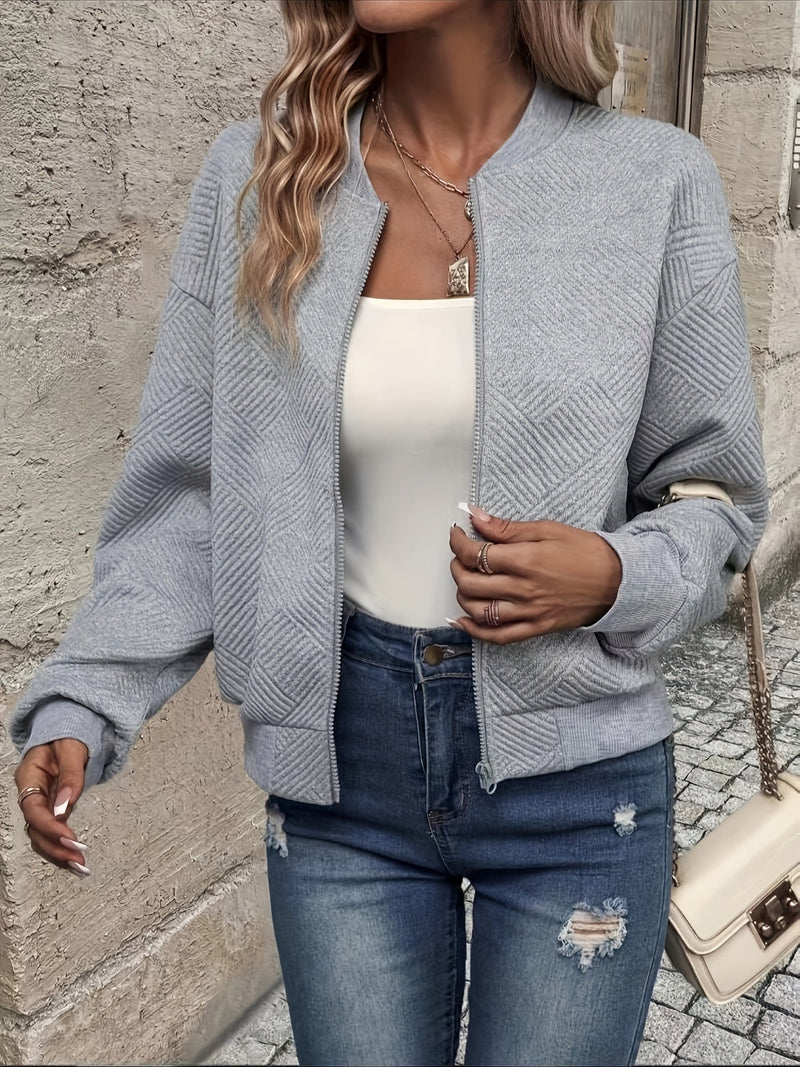 Stijlvolle Dames Zip-Up Jas – Rivka