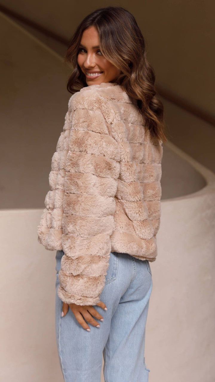 Luxe Dames Crop Jasje - Veloura