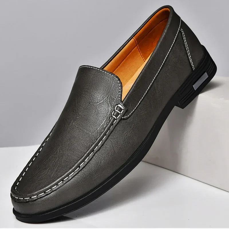 Italiaanse loafers van echt leer - Emilio