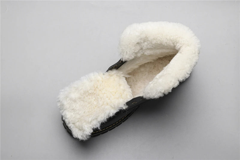 Vardi Dante™ skórzane zimowe kozaki | z przyjemnie ciepłą wełnianą wyściółką