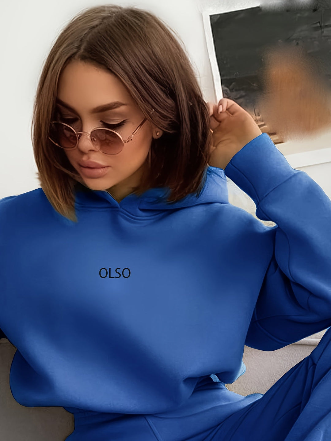 Casual Tweedelige Set met Stijlvolle Letterprint - Elvira