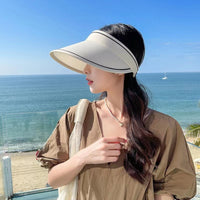 Trendy roll-up zonnenhoed met extra bescherming – FoldSun Pro