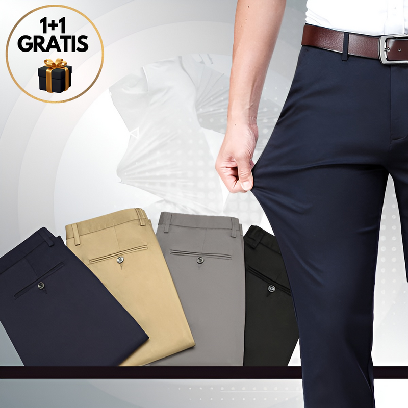 Comfortabele Heren Stretch Pantalon - Oliver